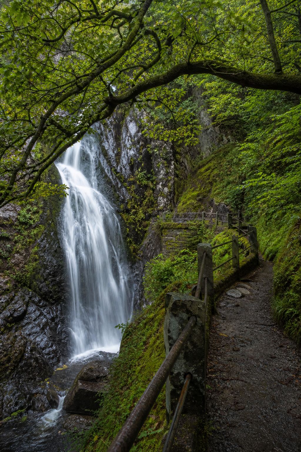 Stock Ghyll Force Waterfall
